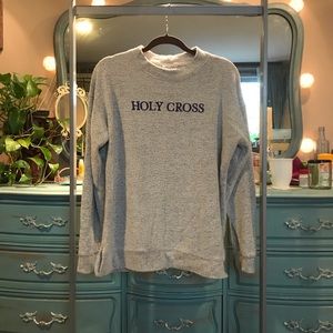 Holy Cross Gray Crewneck